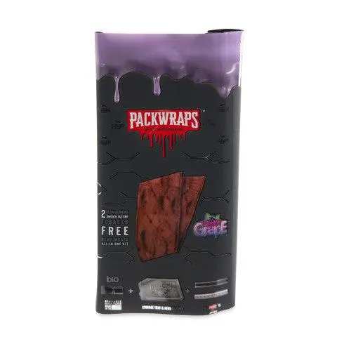Photograph of product: PACKWRAPS x TWISTED | 2pk Wraps | Gushin Grape