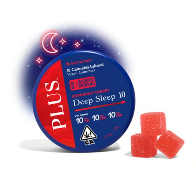 Photograph of product: Goodnight Cherry Deep Sleep Gummies 10:10:10 (10pack) - Goodnight Cherry Deep Sleep 10pack