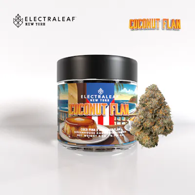 Photograph of product: Electraleaf | Coconut Flan | 3.5g