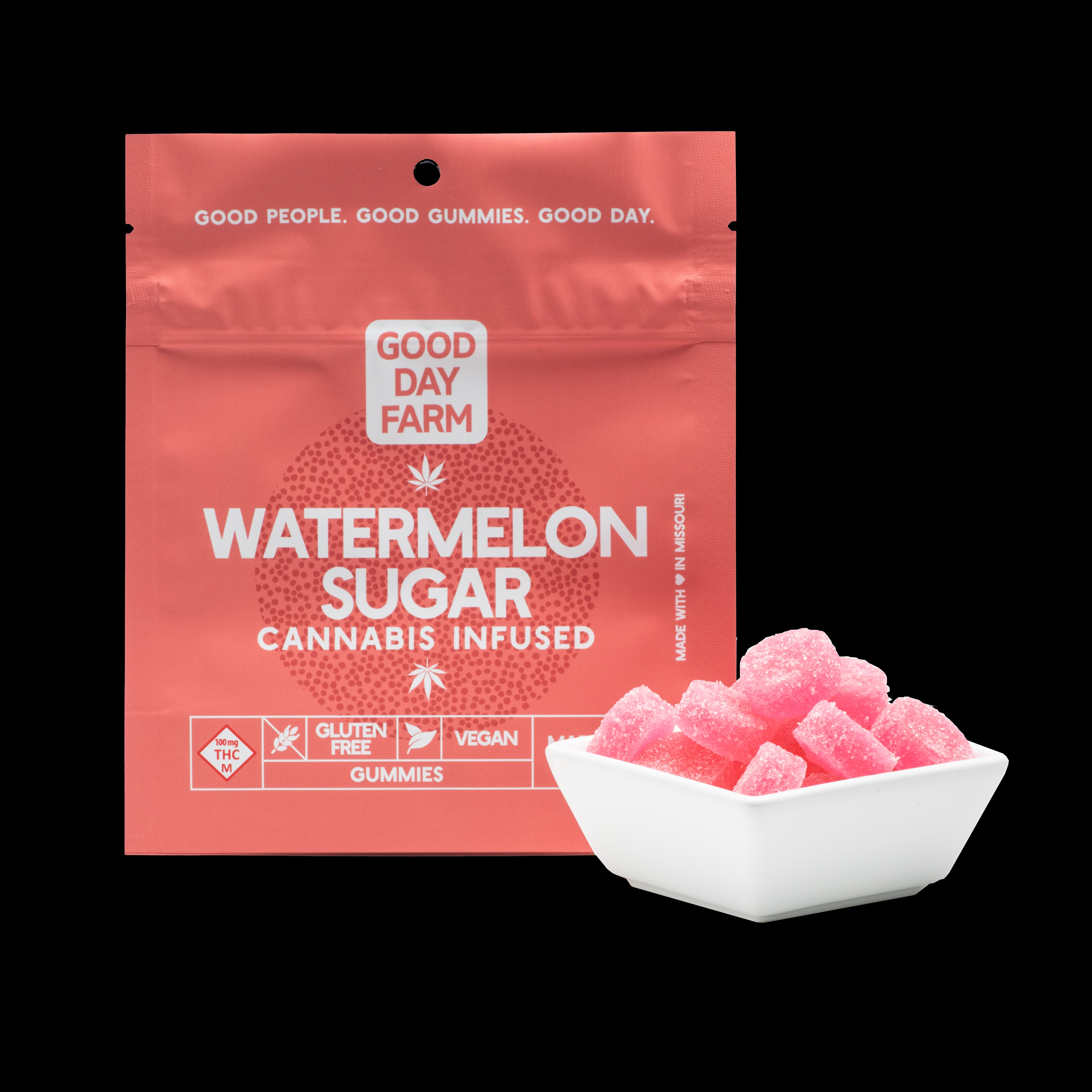 Photograph of product: Good Day Farm | Gummies | Watermelon Sugar 100mg