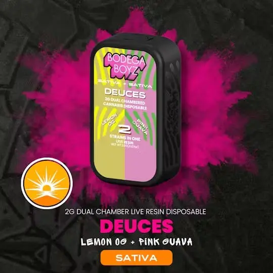 Photograph of product: Bodega Boyz- Lemon OG x Pink Guava Live Resin AIO