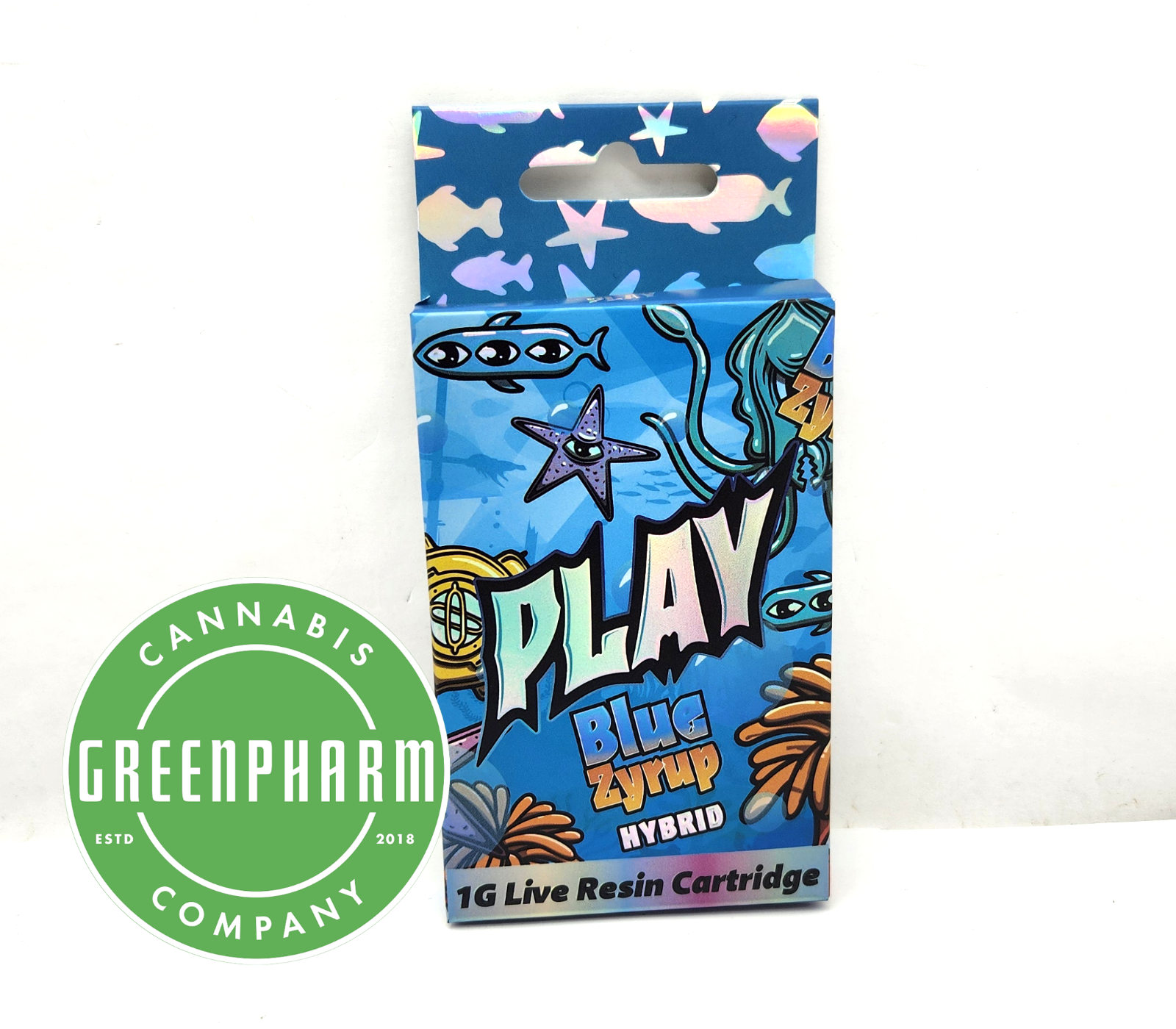 Photograph of product: Vape | PLAY | Blue Zyrup LR Cart