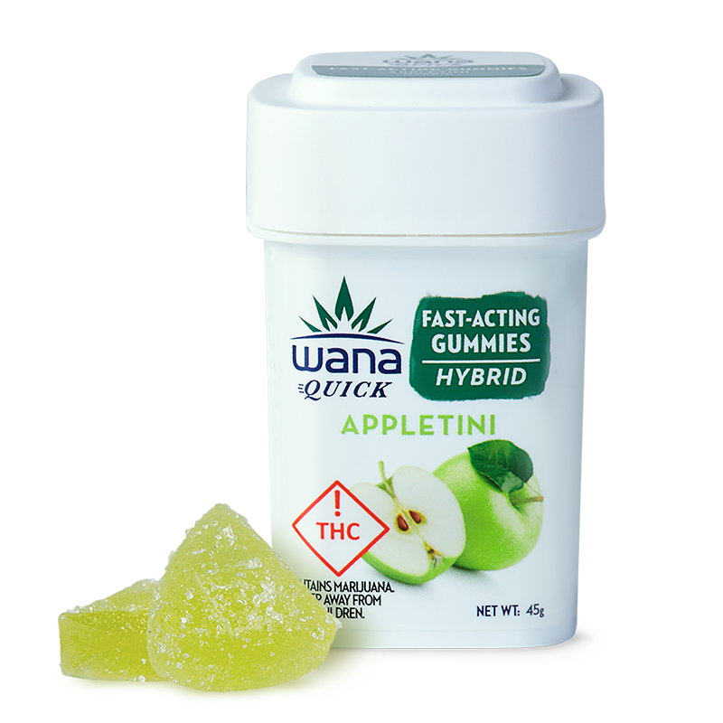 Photograph of product: Wana - 100mg  Quick Gummy (H) - Appletini