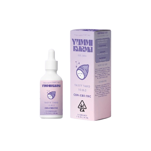 Photograph of product: Yummi Karma | Tasty Taro (10:8:2) 30ml | 300mg CBN/240mg CBD/60mg TH-oui