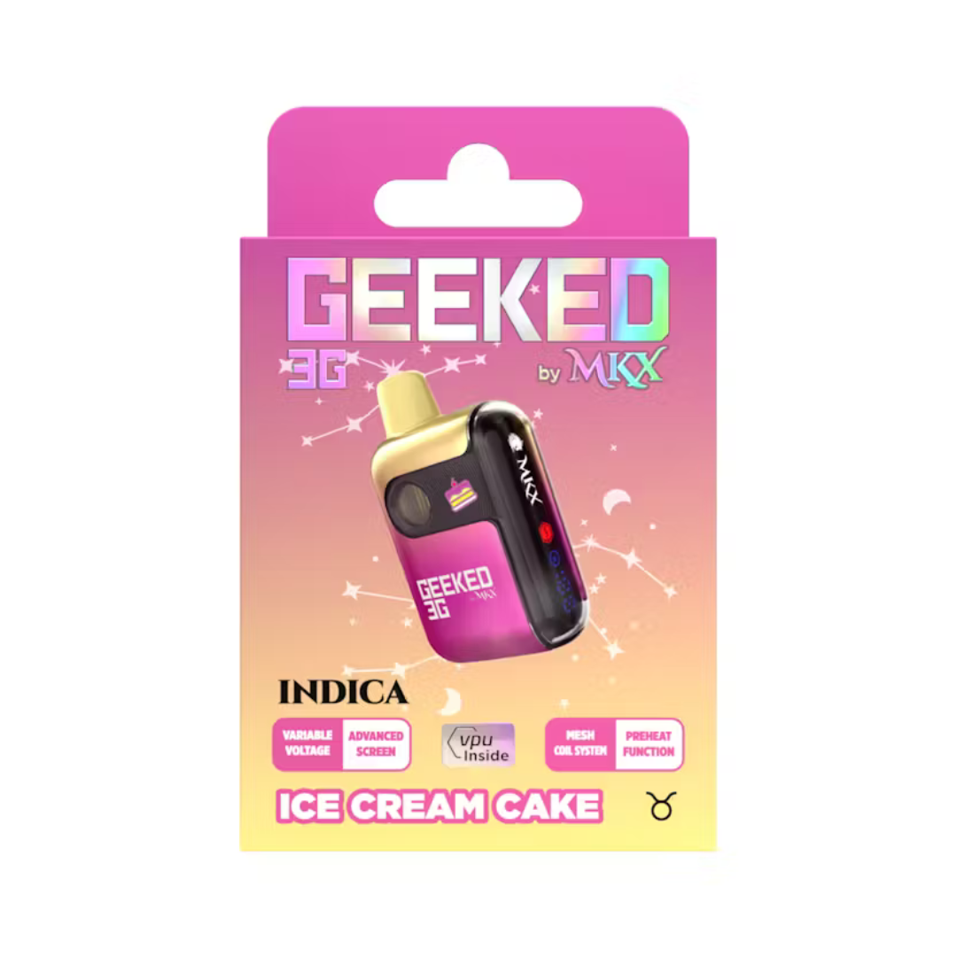 Photograph of product: Geeked | Ice Cream Cake Disposable Vape | 3g