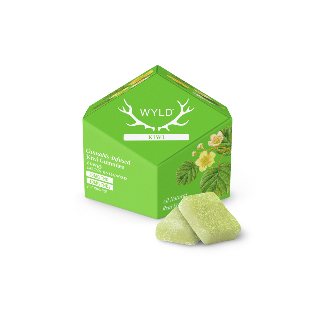 Photograph of product: Kiwi Gummies | 2:1 THC:THCv | 200mg
