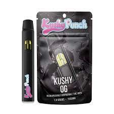Photograph of product: Kushy OG Disposable Vape 1g - Sales Floor
