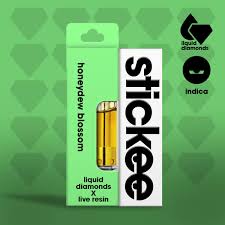 Photograph of product: Stickee - Live Resin x LQD Vape Cart - Honeydew Blossom