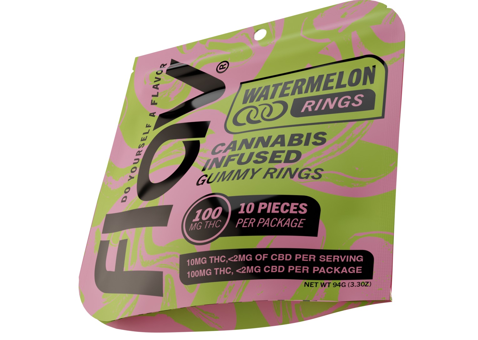 Photograph of product: Watermelon | Ring Gummies | 10pk | 100mg