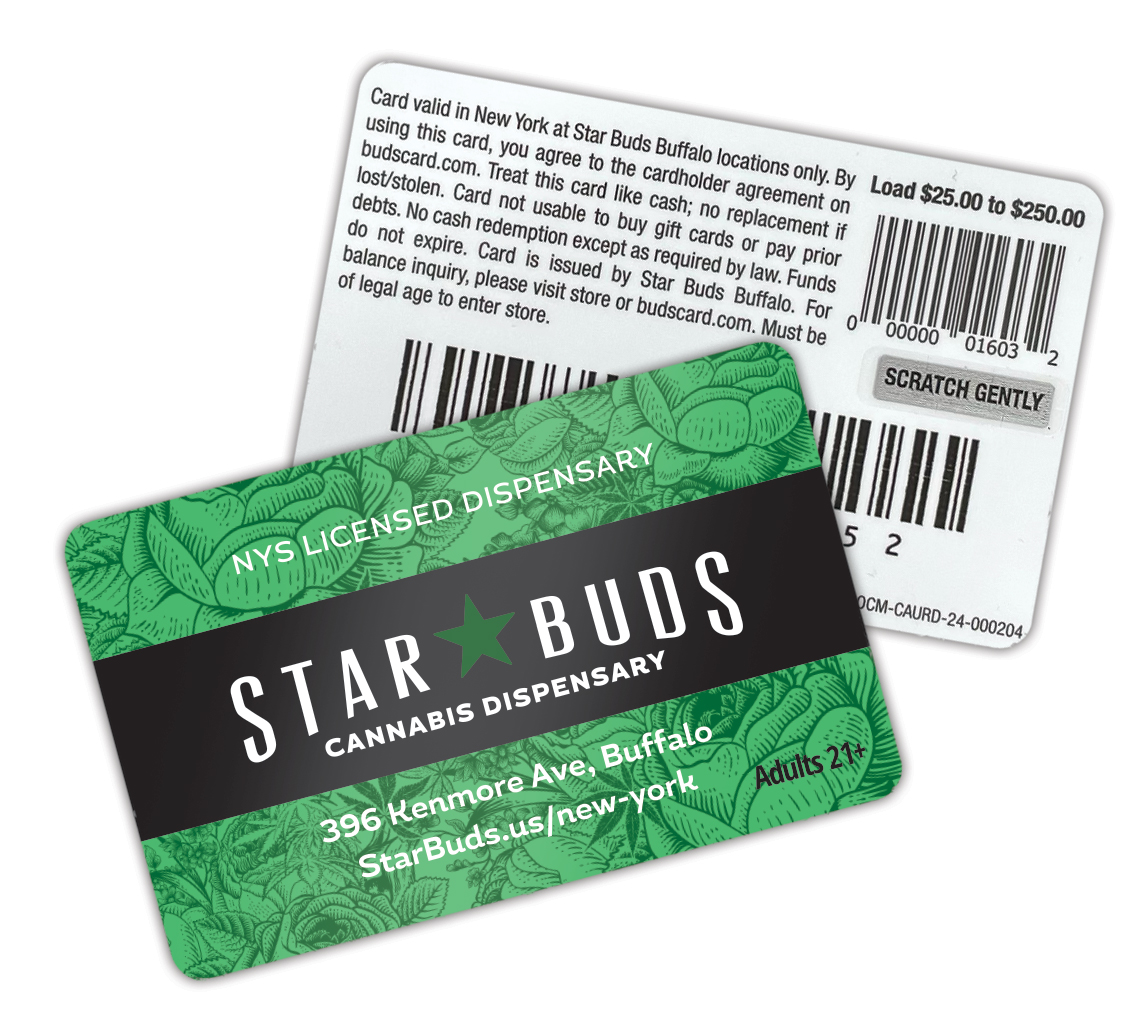 Photograph of product: Star Buds - Gift Card - $50 GC