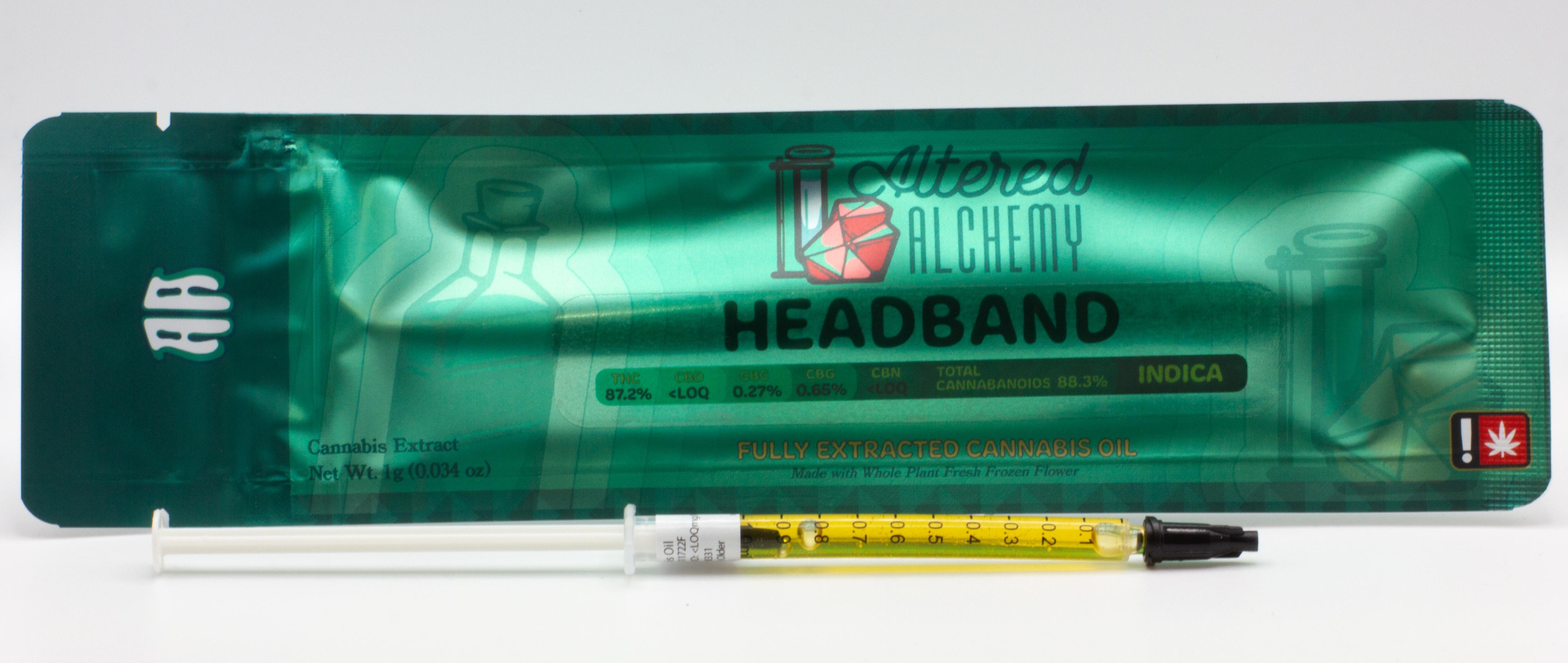 Photograph of product: Altered Alchemy FECO RSO | Headband