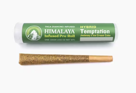 Photograph of product: HIMALAYA | TEMPTATION | INFUSED PREROLL | 1G