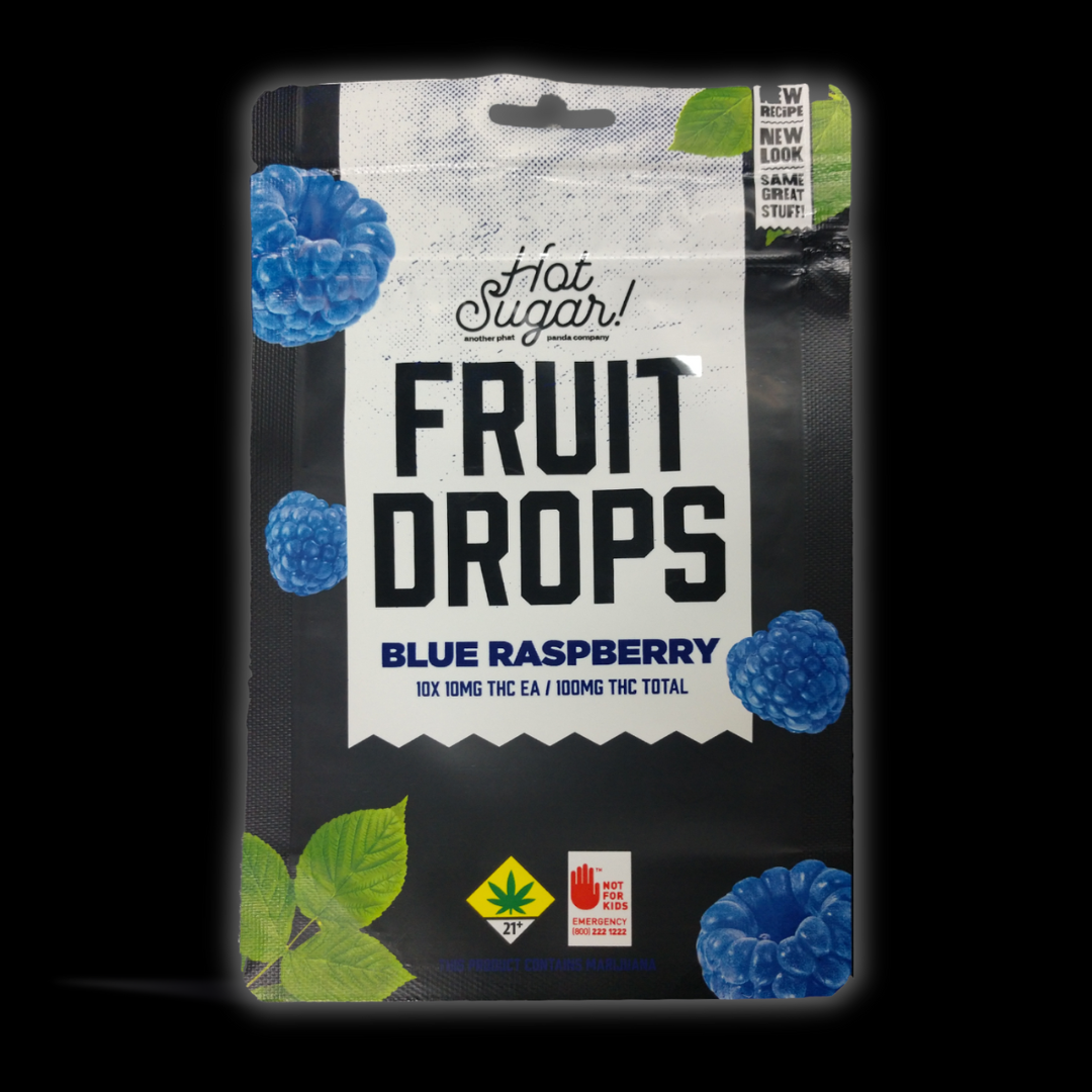 Photograph of product: Blue Raspberry (I) 10pk Live Resin Edible Hot Sugar!
