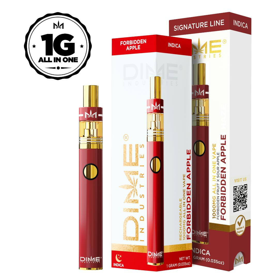 Photograph of product: Dime Industries I Forbidden Apple Signature Line All-In-One I 1g