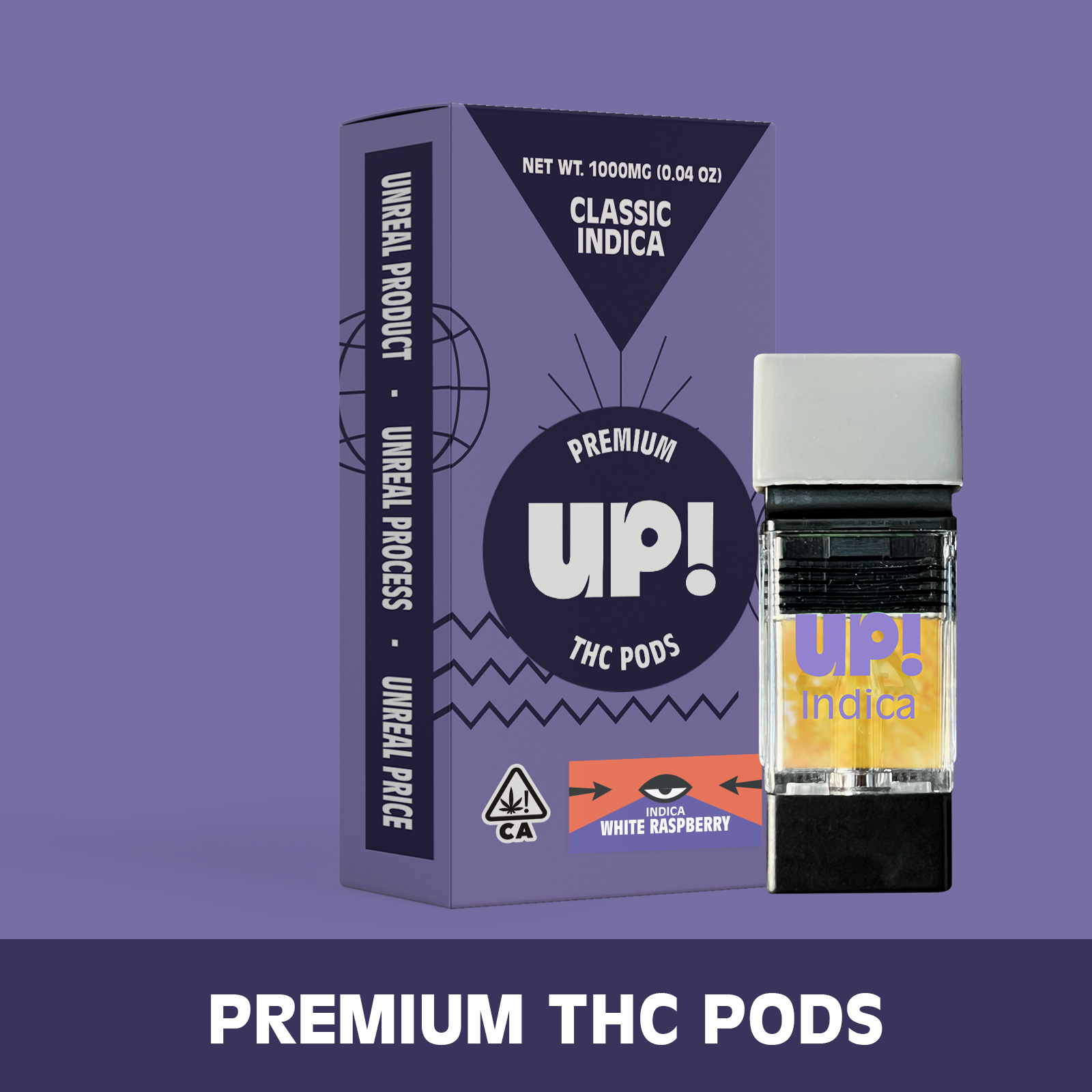 Photograph of product: UP! - White Raspberry (Oui'd) Classic Pod