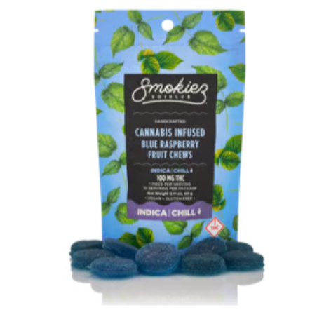 Photograph of product: Blue Rasberry Fruit Chews 10Pk - Oui'd (GF)(V)
