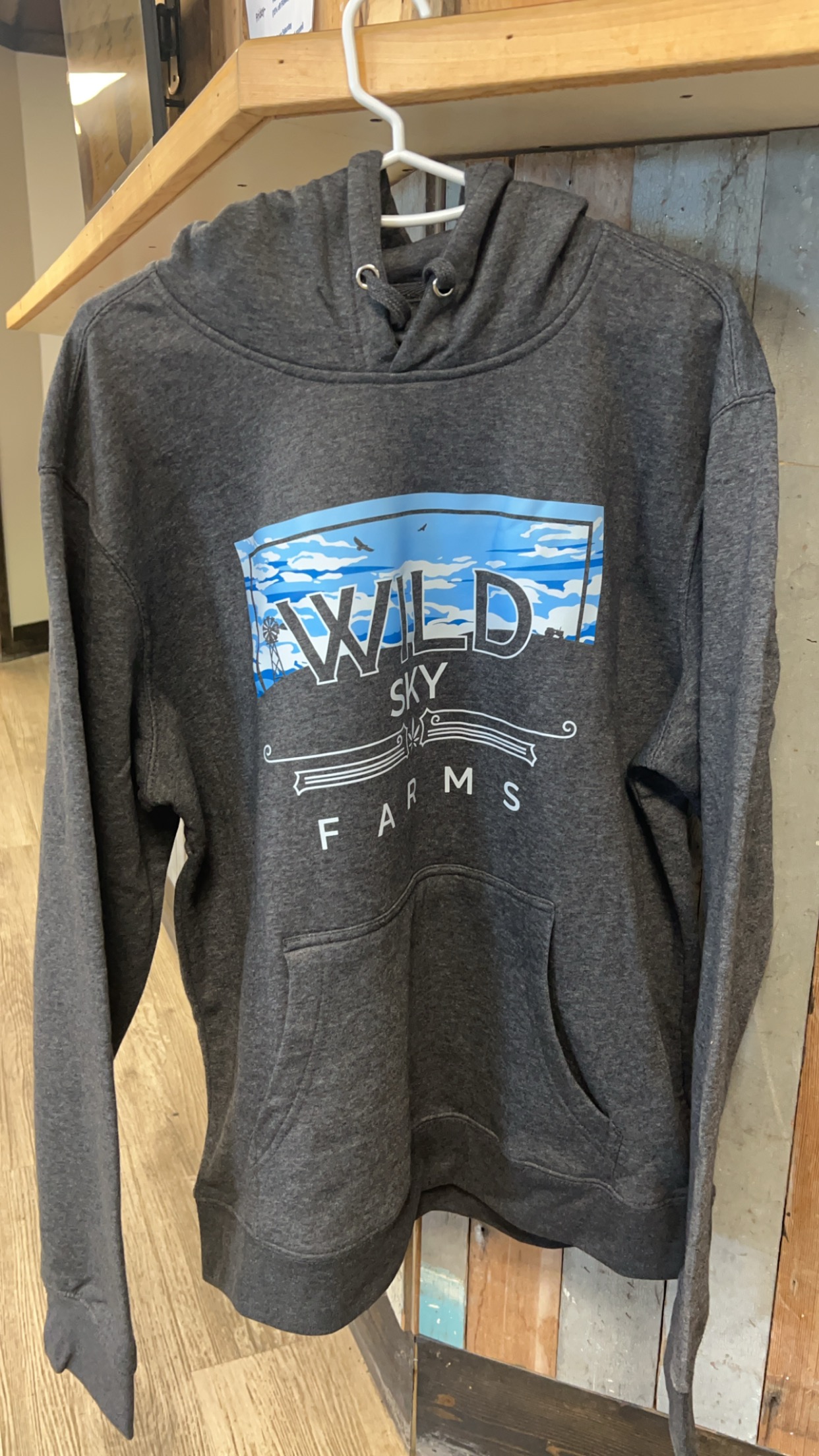 Photograph of product: Clothing | Grey Hoodie