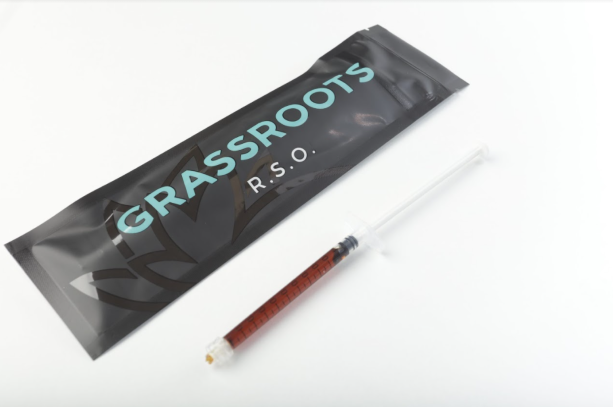 Photograph of Product: RSO Kush M*nts Syringe 1g