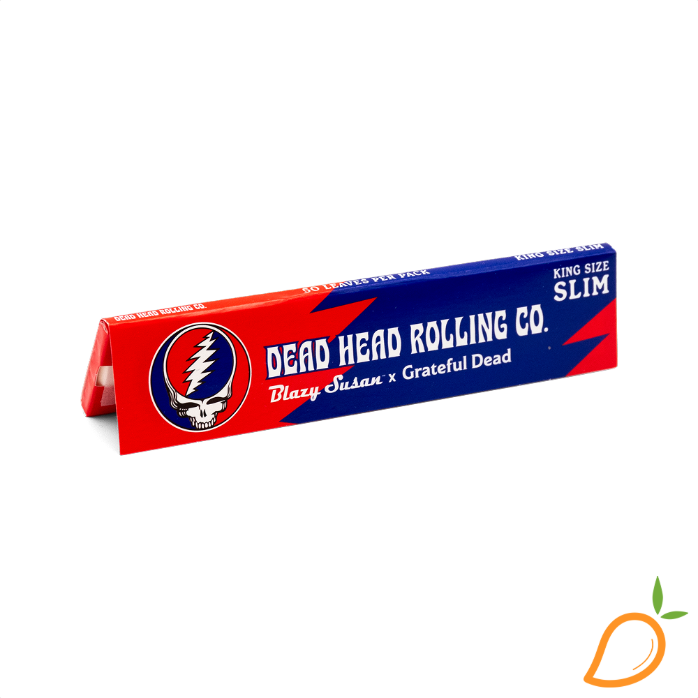 Photograph of product: 50ct Rolling Papers Slim King Size Dead Head Rolling Co.