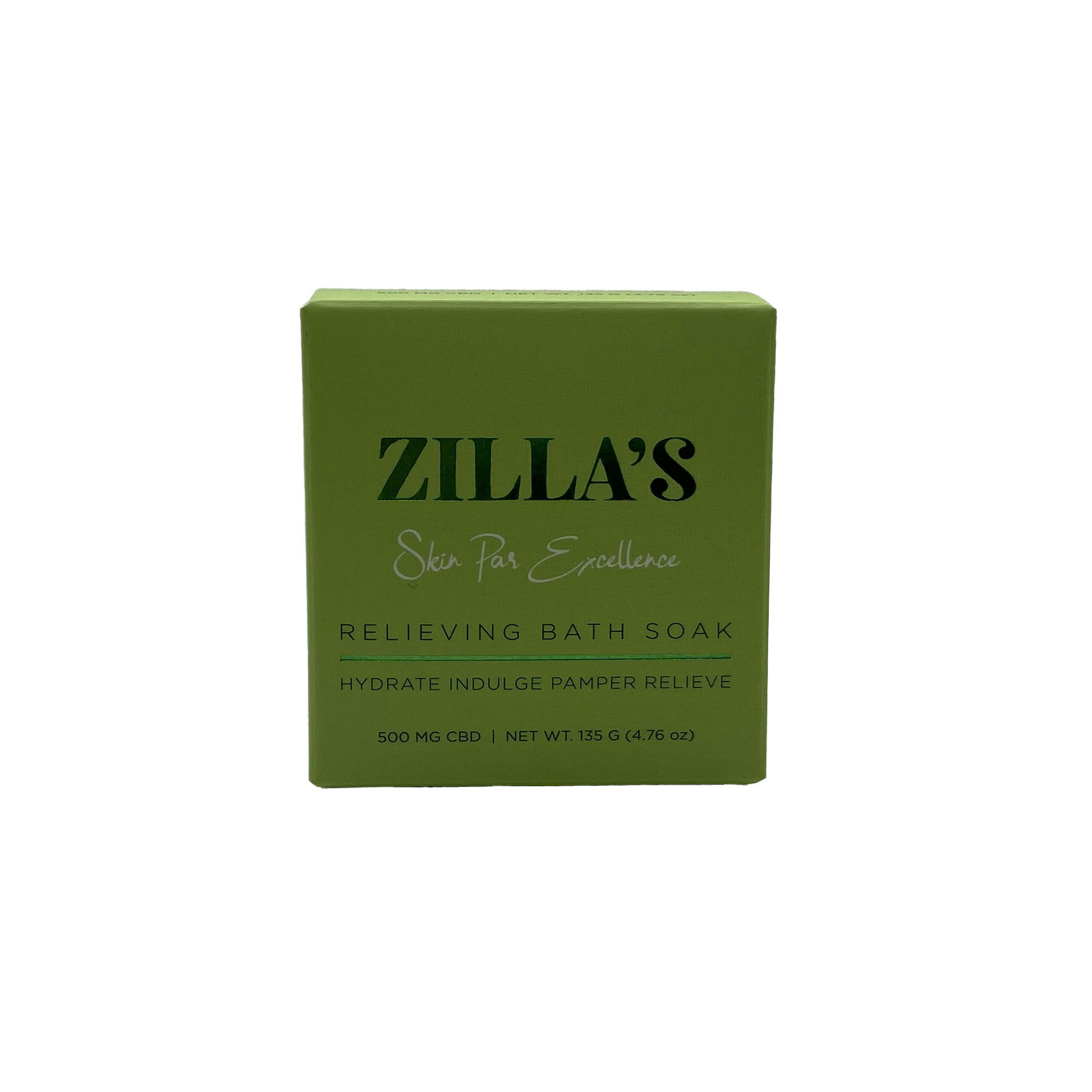 Photograph of product: Zilla's - CBD Bath Bomb - Green Lemongrass