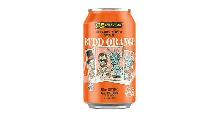 Photograph of product: 21st Amendment | Bev 10mg | Budd Orange