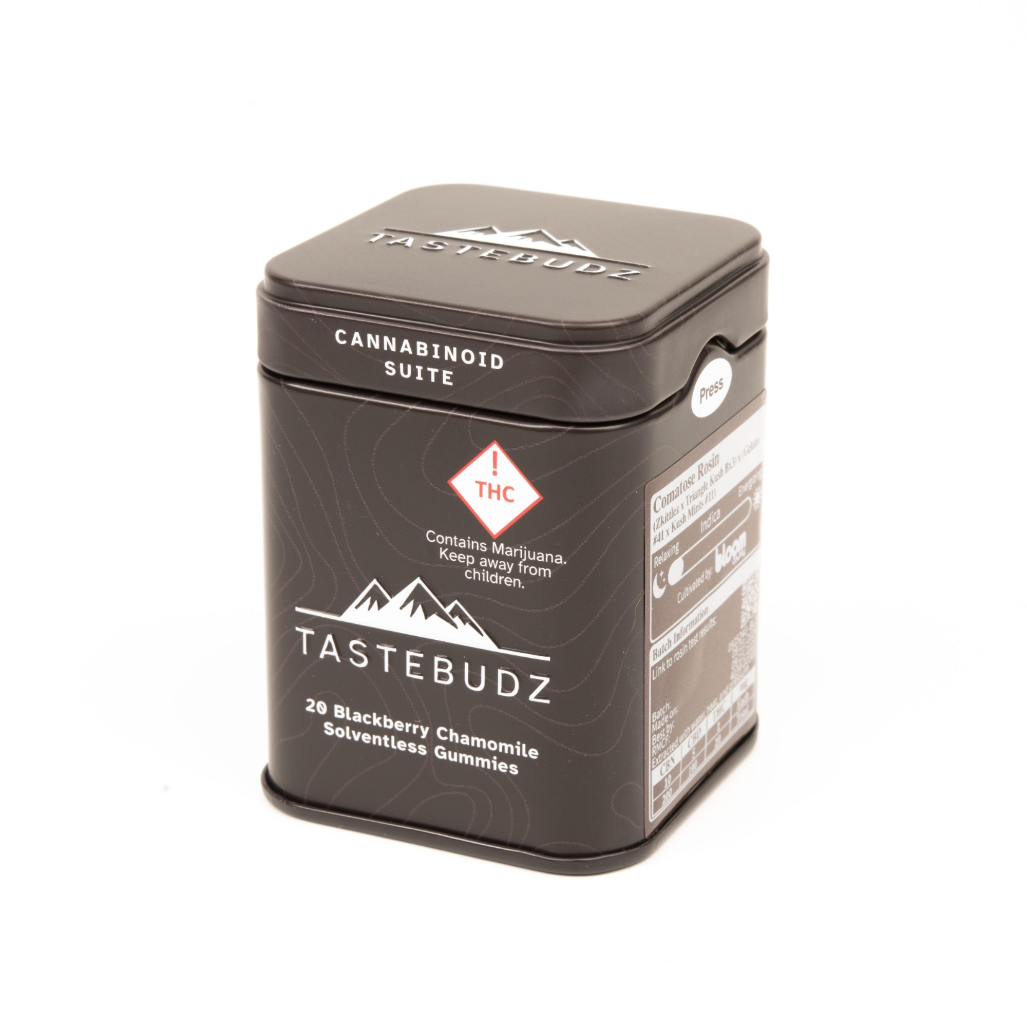Photograph of product: Tastebudz Sleep Blackberry Chamomile