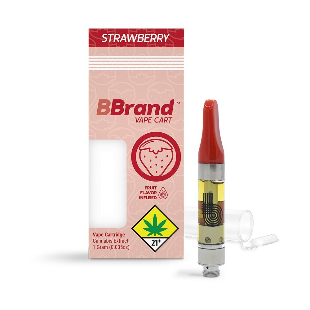 Photograph of product: Strawberry BBrand Flavored Cartridge | 1g