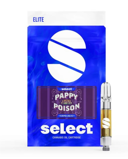 Photograph of product: Cartridge - Select Elite - Pappy Poison (H) - 1g