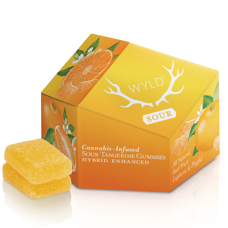 Photograph of product: Wyld Gummies: Sour Tangerine Hybrid