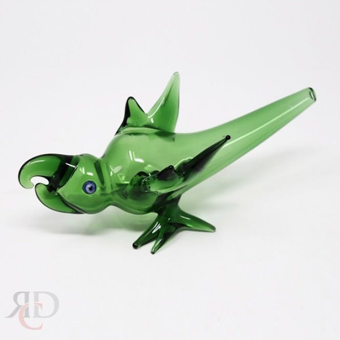 Photograph of product: Glass Pipe - Big Parrot ANML903