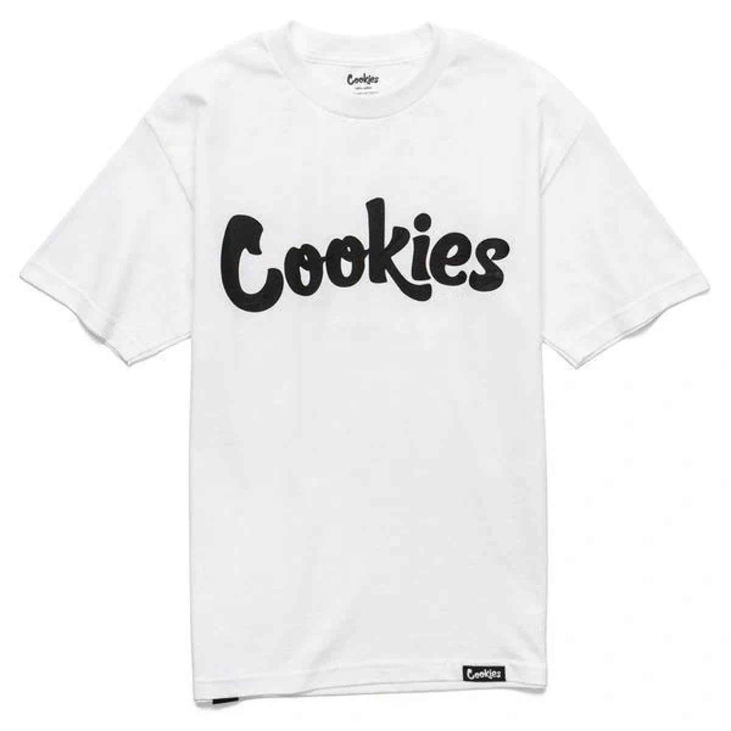 Photograph of product: Cookies | White Shirt Black Script | Small