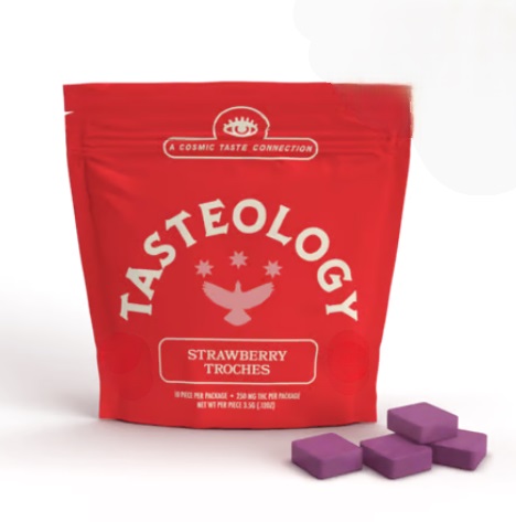 Photograph of product: Strawberry Troches | 25mg/10pk (250mg)