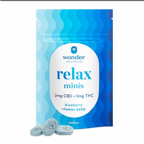 Photograph of product: Mini Ratioed Blueberry Troches 200mg (40-Pack | 5mg Each)