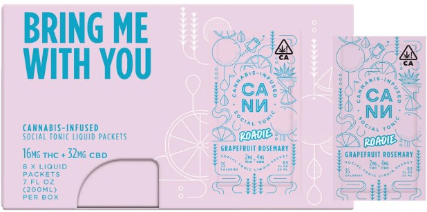 Photograph of product: Grapefruit Rosemary [H] - 16MG 2:1 CBD Roadies 8PK