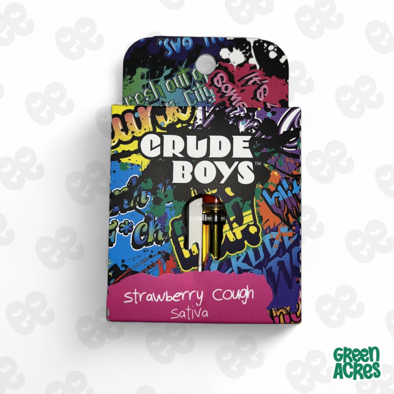 Photograph of product: Crude Boys: Strawberry Cough 1G Cartridge (S)
