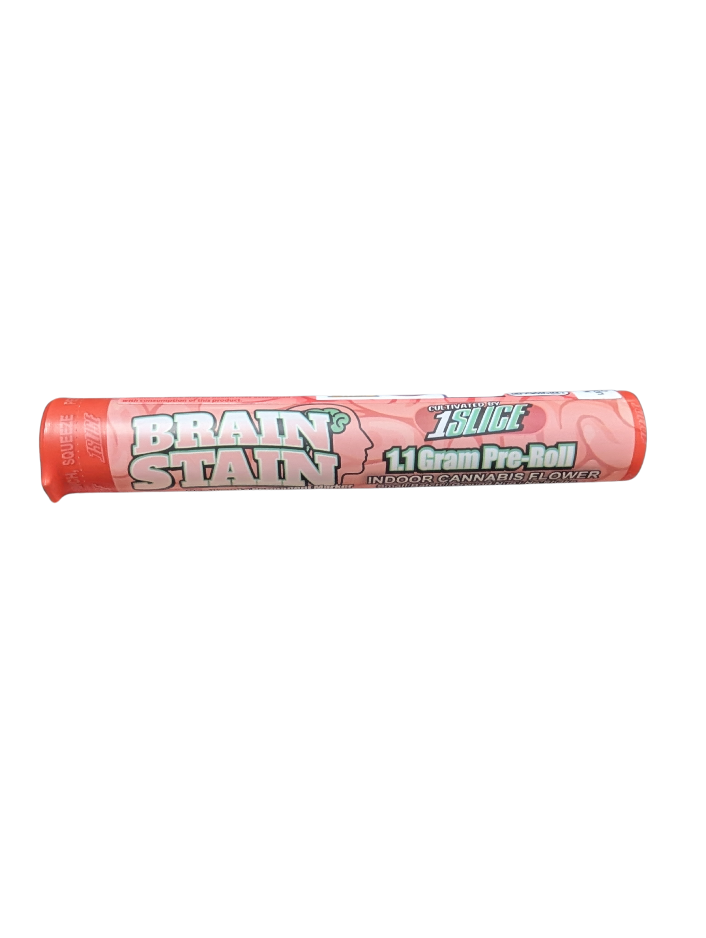 Photograph of product: 1Slice | Brain Stain | Pre-Roll | 1.1g