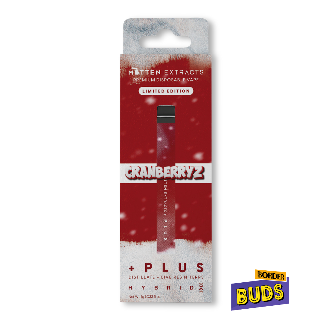 Photograph of product: Cranberryz | Mitten Extracts | 1g | Disposable