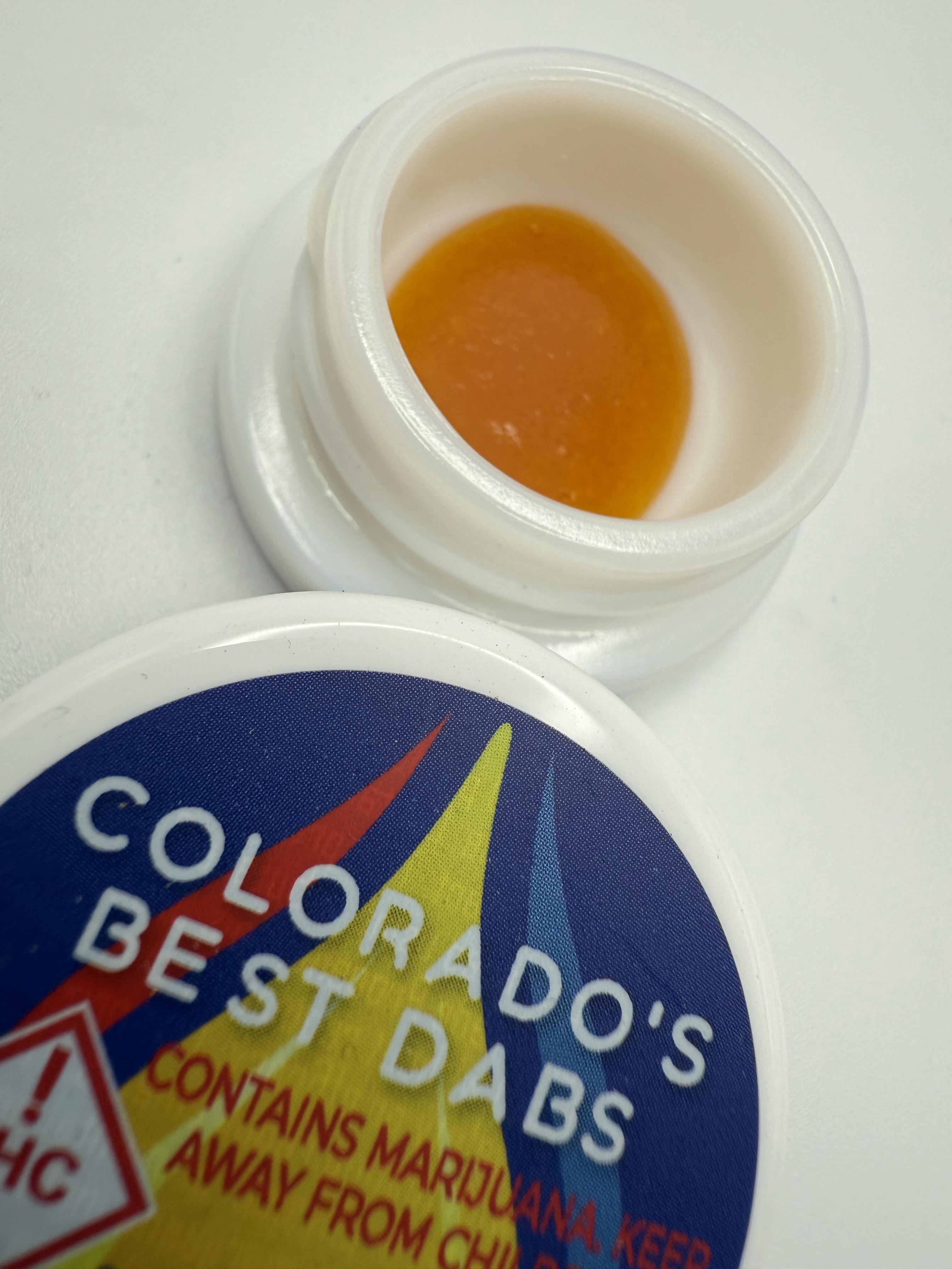 Photograph of product: Colorado's Best Dabs - Orange Sunshine (S) - 1g Live Resin