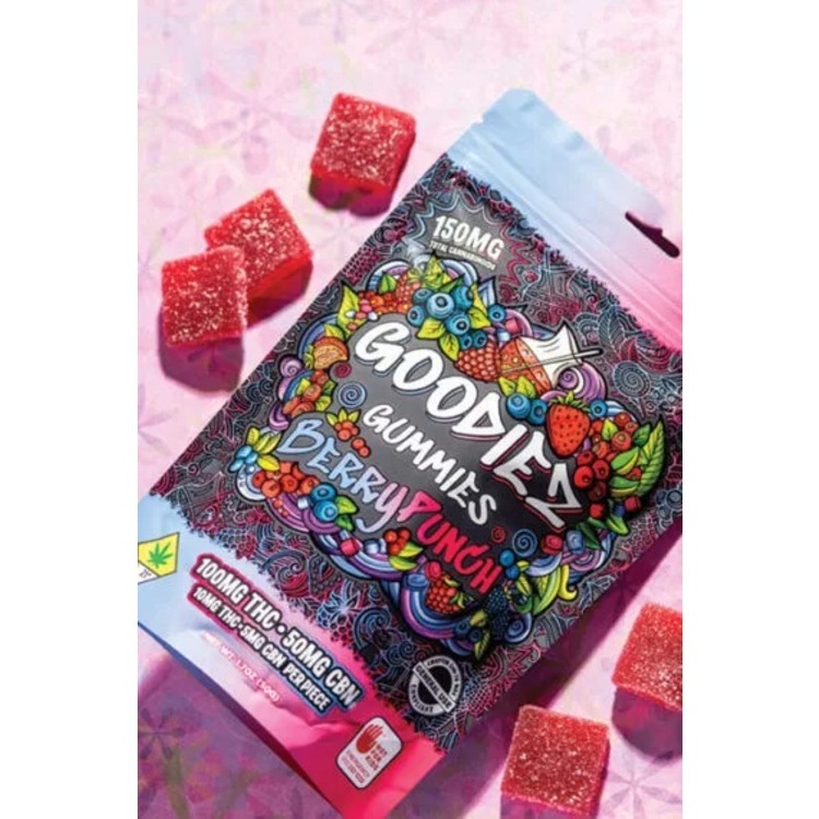 Photograph of product: 10pk Berry Punch 2:1 TH-oui:CBN Mixed Berry glg
