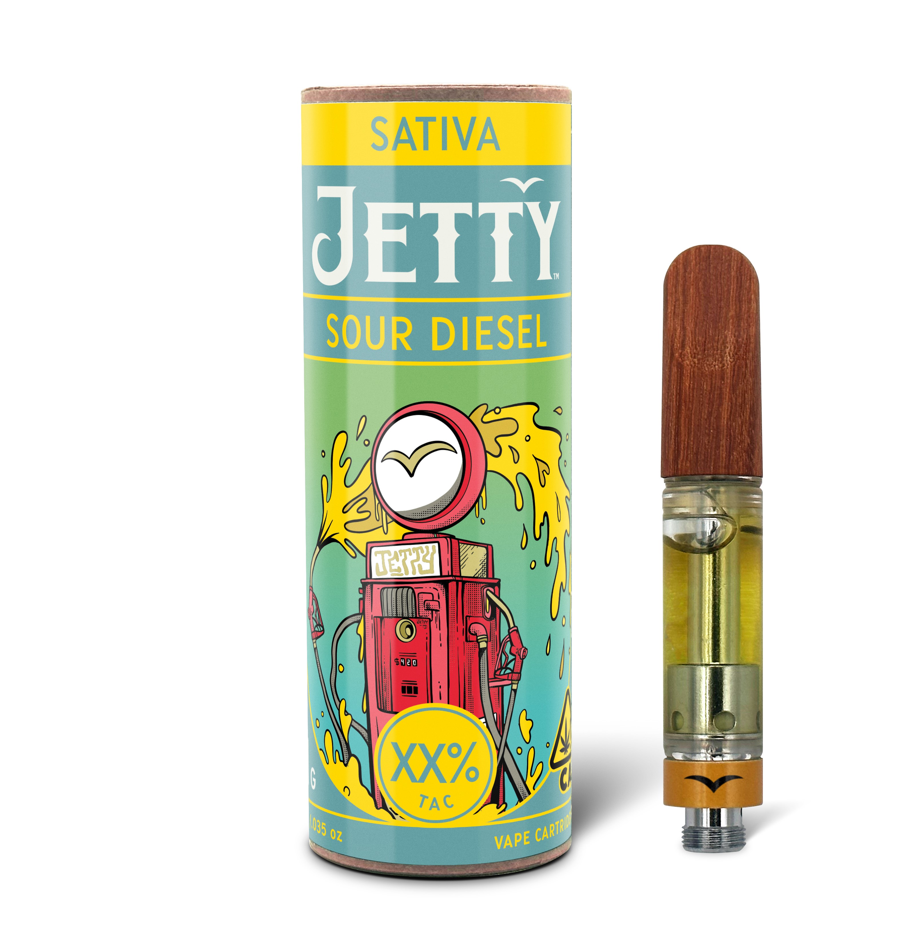 Photograph of product: Sour Diesel High TH-oui Cartridge 1g
