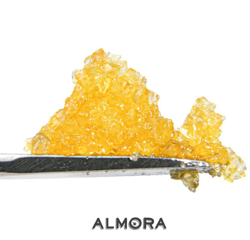Photograph of product: Almora Farms Strawnana Live Resin Sugar