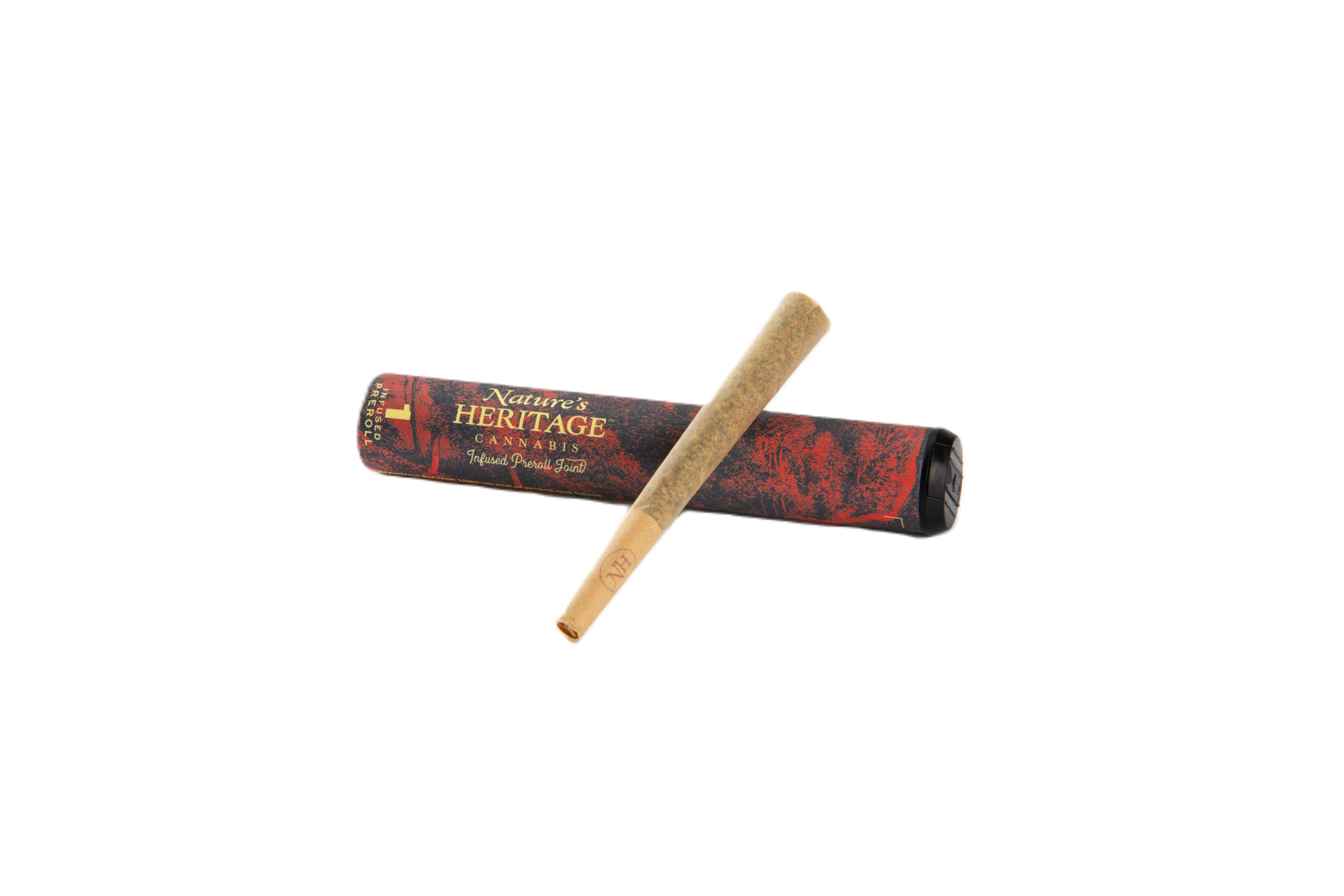 Photograph of product: Double Krush Bubble au chocolat Infused Pre-Roll | Nature's Heritage |