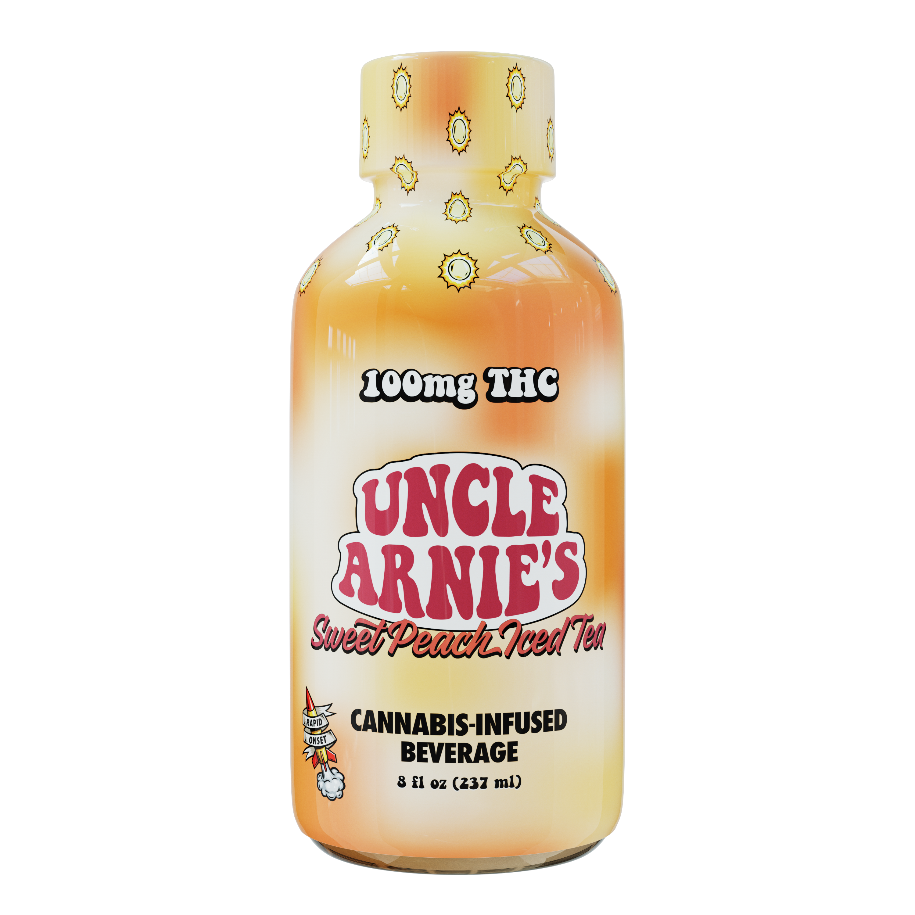Photograph of product: SWEET PEACH TEA 8OZ 100MG
