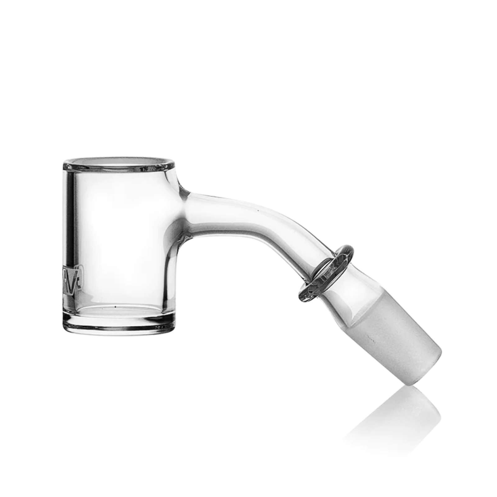 Photograph of product: Seamless Quartz Bucket Banger 45 degrees (14mm Clear)