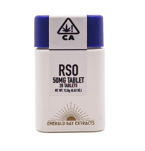 Photograph of product: Blue Skunk (I) 50mg RSO TABLETS 1000mg - Emerald Bay Extracts