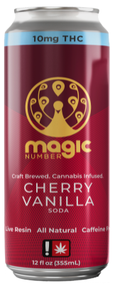 Photograph of product: Magic Number | Cherry Vanilla Soda | 10mg