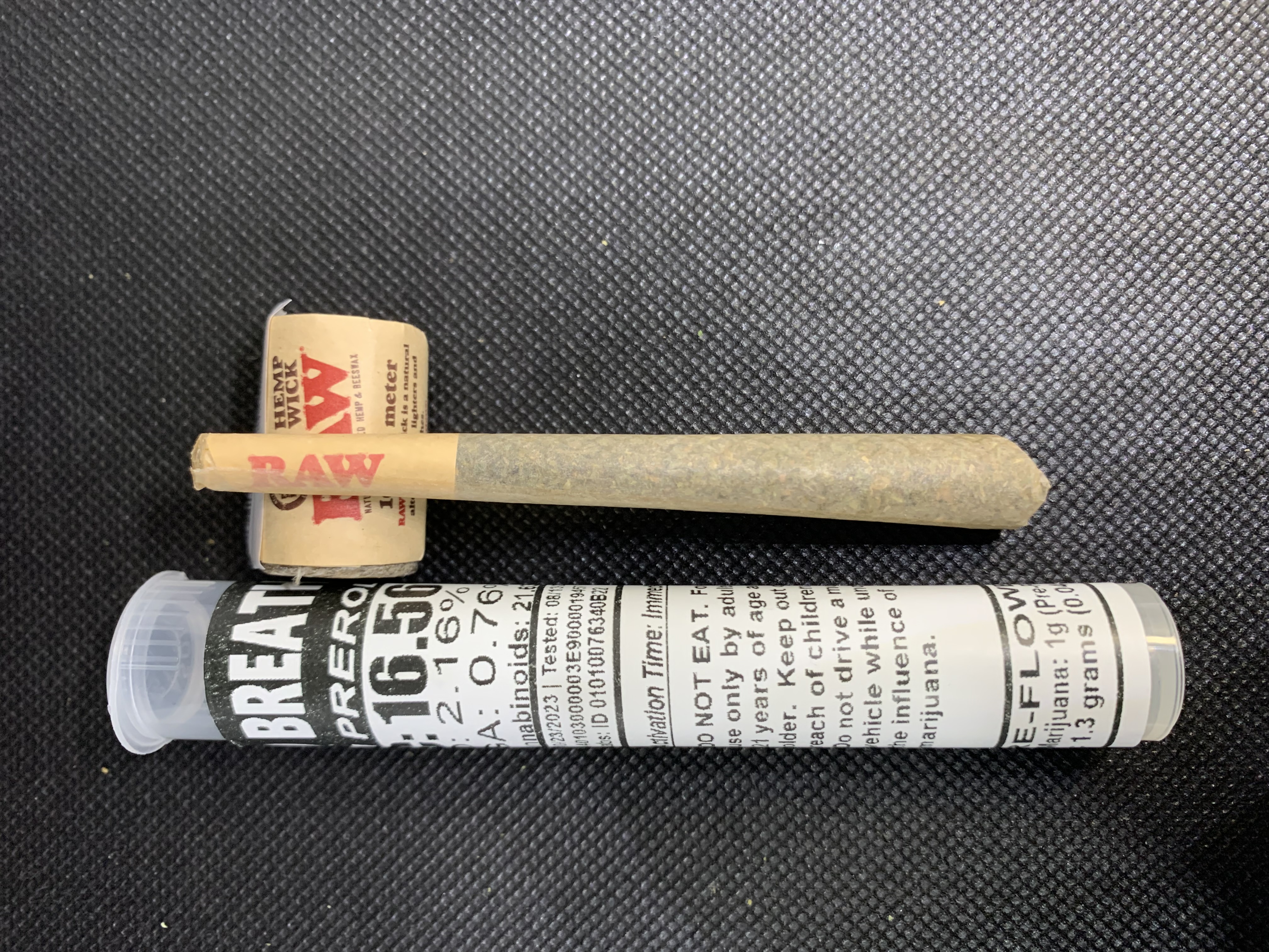 Photograph of product: CB - Pre Roll 1g - Mendo Breath (I)