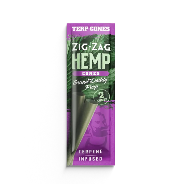Photograph of product: LB | Zig Zag Grand Daddy Purp Terp Cones