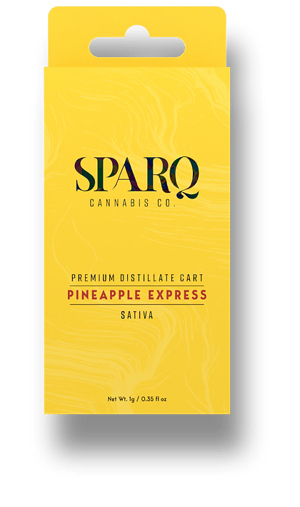 Photograph of product: SparQ Pineapple Express Distillate Cartridge