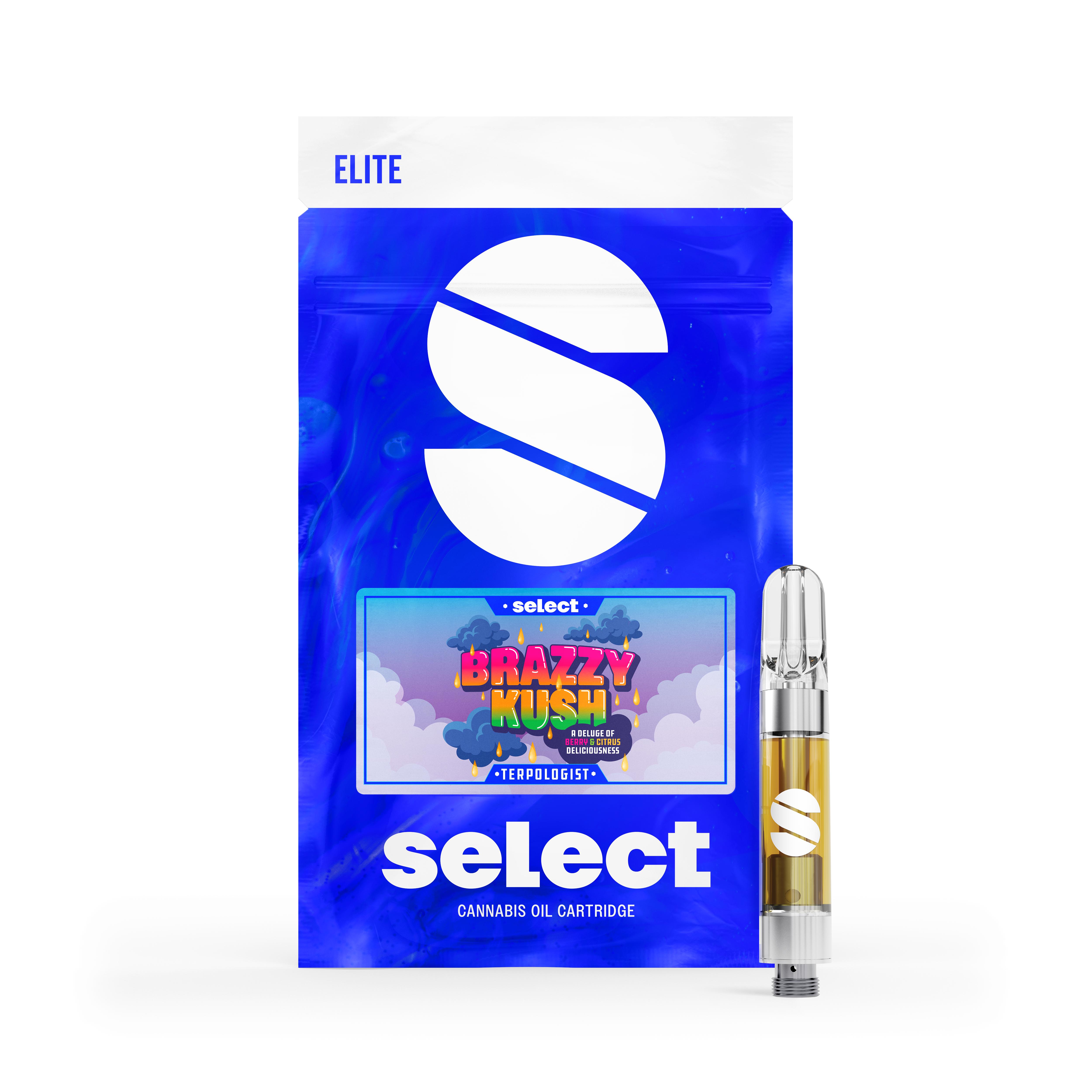 Photograph of product: Select - Elite Cartridge - Terpologist - Brazzy Kush (I)